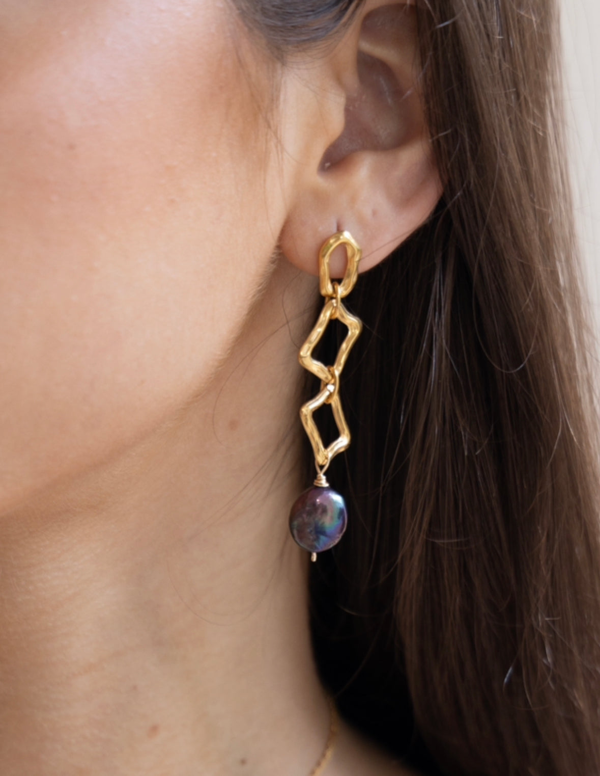 Mystic Purple Drops Earrings