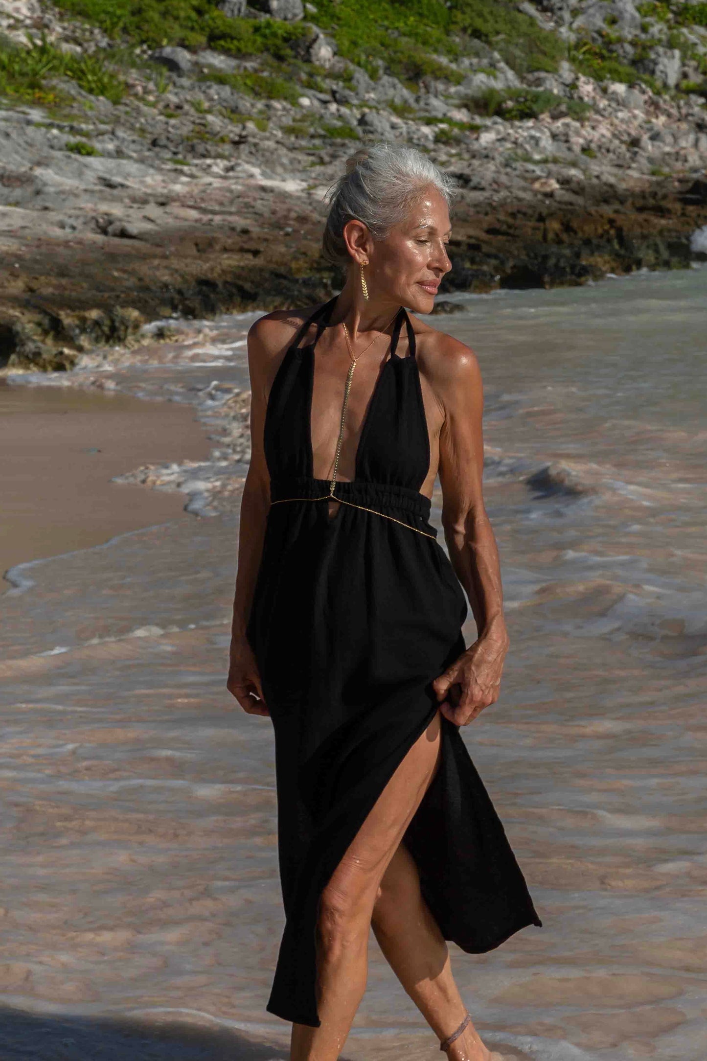 Ixchel Black Dress