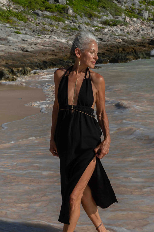 Ixchel Black Dress